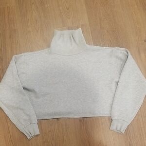 Women's Gray Turtleneck Sweater